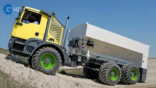 NEW TRUCK AND MACHINERY CONCEPTS YOU PROBABLY DIDN'T KNOW ABOUT ▶ TRACKED SPECIAL TRAILER