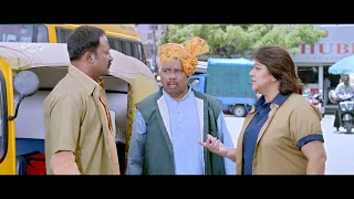 Malashree Beats Auto Driver For Extra Meter Charge | Ganga Kannada Movie Best Scene