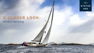 A Closer Look: Oyster 885 Nimble Handling | Oyster Yachts