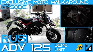 EXCLUSIVE MOTO WALKAROUND EP 17: RUSI ADV 125 | DEMO BIKE