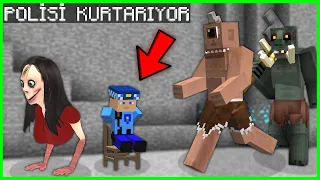 TEPEGÖZ VE HUYSUZ, KEREM KOMİSERİ KURTARIYOR! 😱 - Minecraft