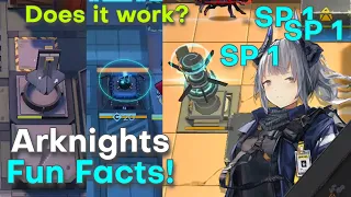 Can Liskarm Give SP to Towers? | More Arknights Facts!