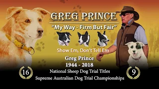 Greg Prince "My Way - Firm But Fair"