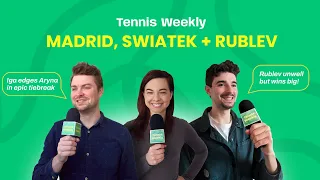 Madrid - Swiatek seals epic as Big 3 emerge, Rublev glory despite illness + Rome preview