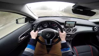 Mercedes GLA 45 AMG 4MATIC 360BHP POV test drive GoPro