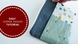 DIY EASY ZIPPER POUCH TUTORIAL