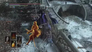 DARK SOULS III crazy backstab on beacon.