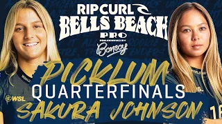 Molly Picklum vs Bettylou Sakura Johnson | Rip Curl Pro Bells Beach - Quarterfinals Heat Replay