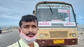 Rameshwaram To Dhanushkodi Bus 🚌 Rameshwaram Vlogs