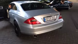 Mercedes w219 cls 350 straight pipe sound