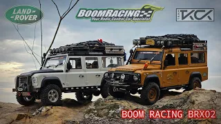 RC 1/10 Scale | Offroad Trail Land Rover Defender D110 | Boom Racing BRX02 (leaf & link) | 18062023