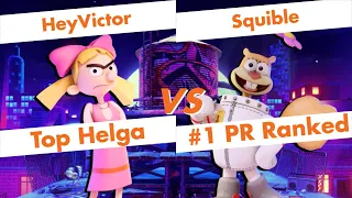 【Nick All Star Brawl】HeyVictor (Helga) vs Squible (Sandy) High Level Gameplay【NASB】