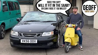 Buying a 2006 Saab 9-3 Convertible with 170,000 miles - Featuring a Honda Melody and Daihatsu HiJet