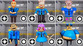 What if I BECOME EVERYONE ALL Barry's Prison MORPHS! - Grumpy Gran, Mr Funny, Siren, Papa (#roblox)
