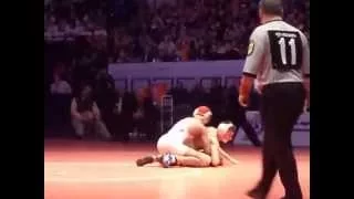 Chad (CJ) Red vs Gaige Torress IHSAA Wrestling 126 lb State Finals 2015