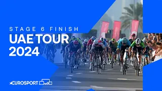 SPECIAL SPRINT! 💪 | Stage 6 Finish UAE Tour 2024 | Eurosport Cycling