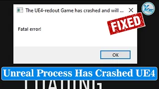 ✅ How To Fix The UE4-redout Game has crashed And Will... | Unreal Process Has Crashed UE4