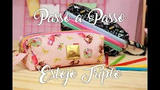 Passo a Passo - Estojo Box Triplo (Compacto!)