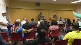 Heated community meeting about Anthony Child's death