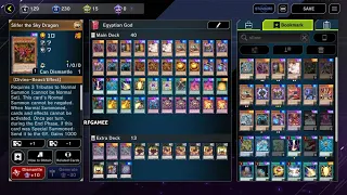 Egyptian God Structure Deck Profile Master Duel YUGIOH Gameplay PC