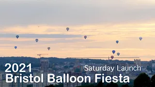 2021 Bristol International Balloon Fiesta Saturday PM Launch