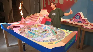 OUR BEST FINGERBOARD PARK YET! (DIY/CONSTRUCTION)