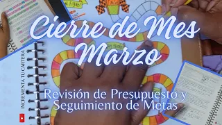 Cierre de Marzo 2024: Revisión de presupuesto ✅ y Seguimiento de Metas 🏁.   🏃🏻‍♀️