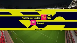 eFootball 2023 | Manchester United vs Arsenal - Old Trafford | Gameplay