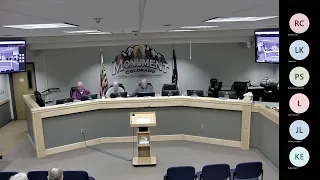 Monument Town Council Special Meeting April 11th, 2023 at 6 30pm  Part 2