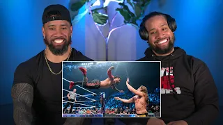 The Usos watch The Bloodline vs. McIntyre & RK-Bro: WWE Playback