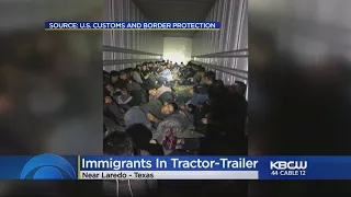 76 Undocumented Immigrants Discovered In Tractor-Trailer In Texas