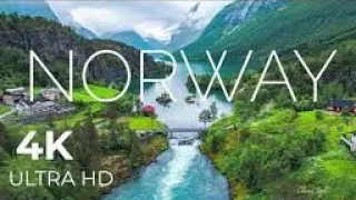 Norway AMAZING Beautiful Nature with Relaxing Music and sound,4k Ultra HD | Relaxation film