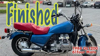 1984 Honda Goldwing GL1200 Restoration | Paint and final part of the build