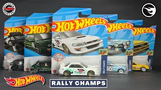 Hot Wheels Rally Champs 2022 - Including the Subaru Impreza Treasure Hunt