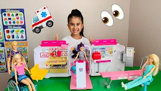 Playing With My Barbie Ambulance!!