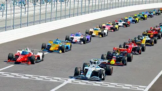 F1 2022 Cars vs IndyCars 2022 at Oval Motor Speedway