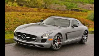 Бернаут на Mercedes-Benz SLS AMG в Assetto Corsa.