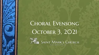 Choral Evensong - 10.3.21