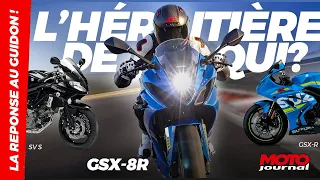 Suzuki GSX-8R : héritière des GSX-R ou des SV S ?｜La réponse au guidon !