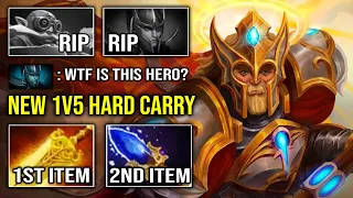 WTF 1st ITEM Radiance Carry Omniknight 100% Overpower Unkillable Tank with Aghs Guardian Angel DotA