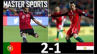 Portugal (2) - (1) Egypt FULL MATCH HIGHLIGHTS AND GOALS! 23/03/18