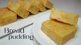 BREAD PUDDING | CREAMY BREAD PUDDING FILIPINO STYLE | Pinoy juicy bites