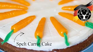 BEST Carrot Cake, made with Spelt Flour: Super Moist!!! ✪ MyGerman.Recipes