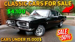 20 Flawless Classic Cars Under $15,000 Available on Craigslist Marketplace! Perfect Classics Cars!