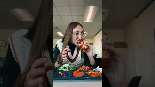 School lunch: meatball sub