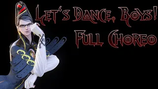 Let's Dance, Boys! full choreo on greenscreen with frozen camera