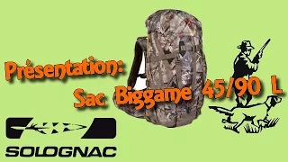 Sac Biggame 45/90L Solognac + Retour sur 2ans !