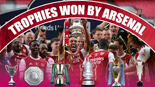 All Arsenal Trophies | Trophies won by Arsenal | Football Flash #footballflash #trophy #Arsenal