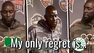 Kevin Garnett on His Only #NBA Regret | Hall of Fame Induction 2021