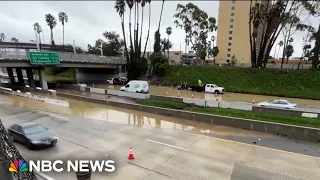 Wet winter storm slams California with rain and flooding